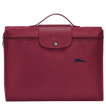 Le Pliage Club Portadocumentos Granate - Luxury Avenue Boutique