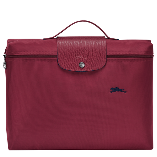 Le Pliage Club Portadocumentos Granate - Luxury Avenue Boutique