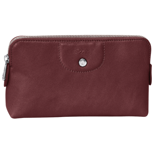 Le Pliage Cuir Neceser Granate - Luxury Avenue Boutique