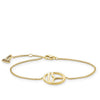 Pulsera de escarabajo de Baño de oro