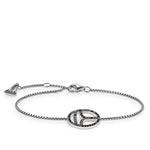 Pulsera de escarabajo de Plata oscurecida