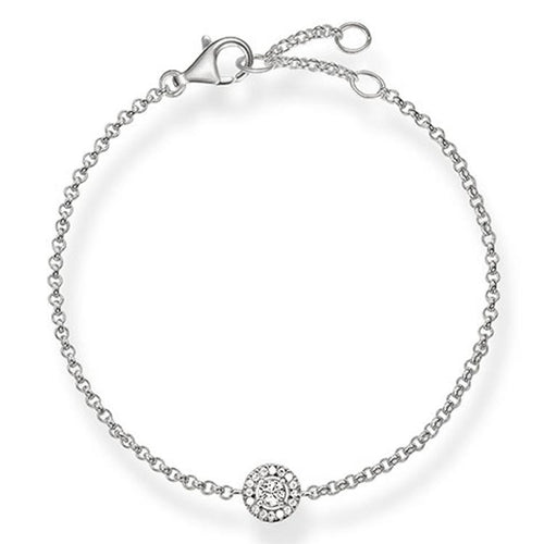 Pulsera de luz de luna de Plata