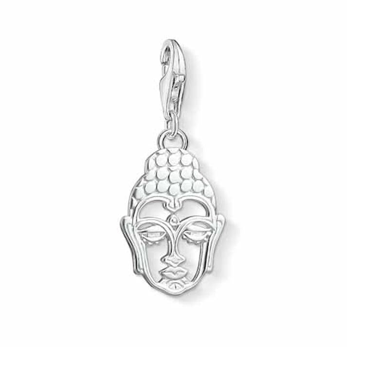 Charm de Budista de Plata