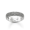 Anillo de Ornamentos de Plata oscurecida