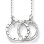 Collar de together forever grande de Plata