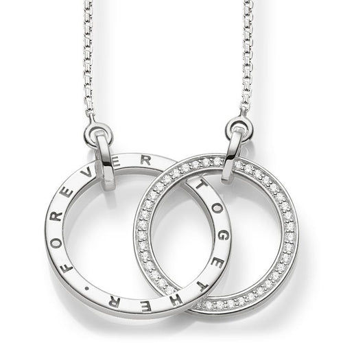 Collar de together forever grande de Plata