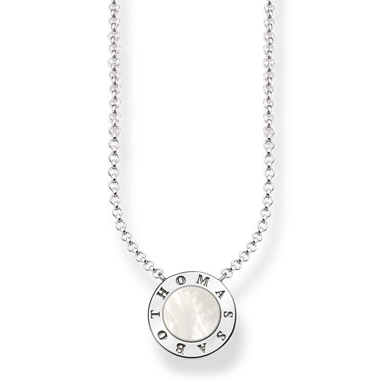 Collar Blanco de Plata
