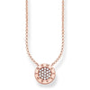 Collar de pavé de Baño de oro rosa