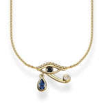 Collar de Ojo de Horus de Baño de oro