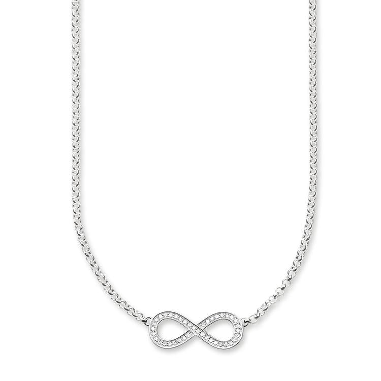 Collar de infinity de Plata