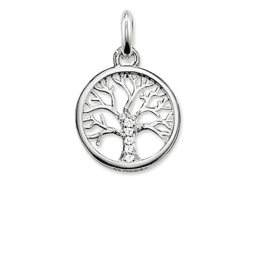 Dije de árbol de la vida de Plata