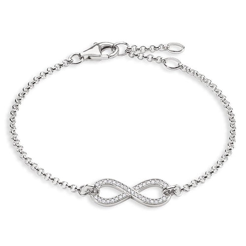 Pulsera de infinity de Plata