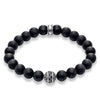 Pulsera de zigzag de Plata oscurecida