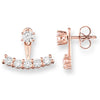 Arete ear jackets de Baño de oro rosa