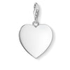 Charm de corazón de Plata