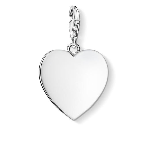 Charm de corazón de Plata