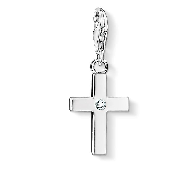 Charm de cruz de Plata