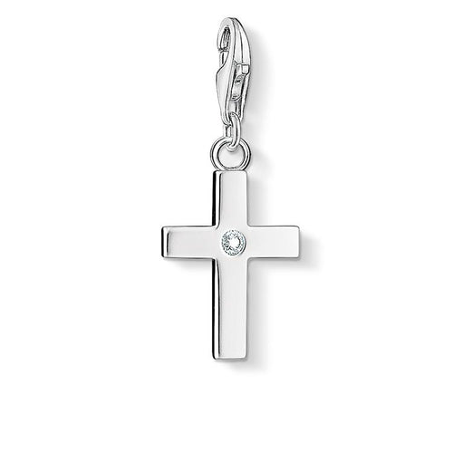 Charm de cruz de Plata
