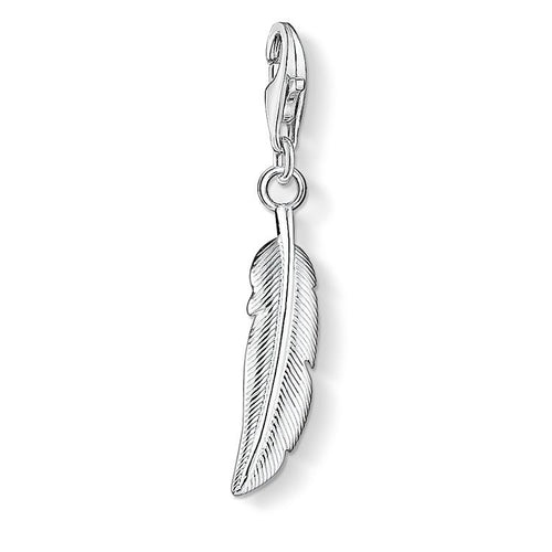 Charm de pluma de Plata