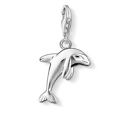 Charm de delfín de Plata