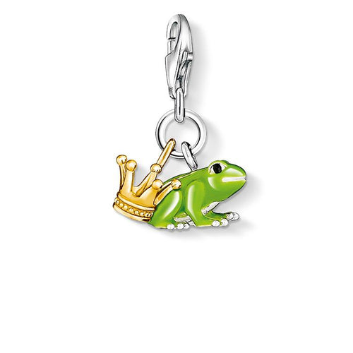 Charm de príncipe rana de Plata