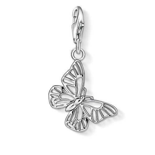 Charm de mariposa de Plata