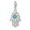 Charm de Mano de Fátima de Plata