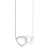 Collar de together corazón grande de Plata