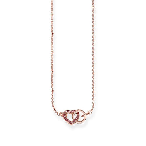 Collar de together corazón de oro rosa