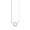 Collar de Círculo Chico de Plata