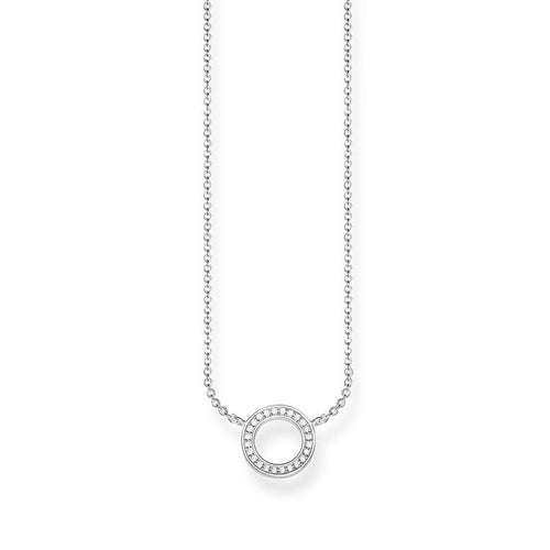 Collar de Círculo Chico de Plata