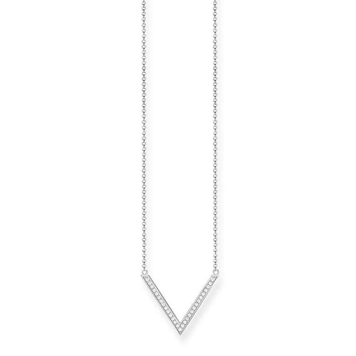 Collar de V de Plata