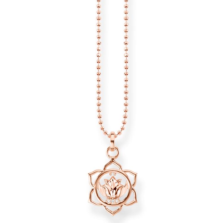 Collar de Chakra sacral de Baño de oro rosa