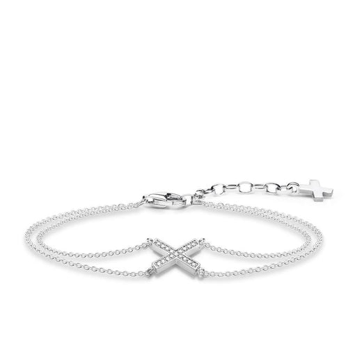 Pulsera con cadena de Plata