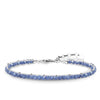 Pulsera azul de Plata