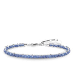 Pulsera azul de Plata