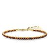 Pulsera café de Baño de oro