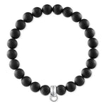 Pulsera color Negro de Plata
